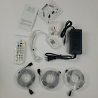 Led Light Strip Kit Dc12v  Power Supply Smd 5050 16 4 Ft  Infrared Remote  Music