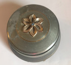 Antique   Aluminum Vanity Powder Music Box    let Me Call You Sweetheart 