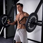 Fitvids Signature Fitness Belt Squats Lever Arms  Curls  Rows - Black