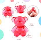 Niceup 360pcs Bear Mini Figurines To Hide  0 6in Plastic Counting Sorting    