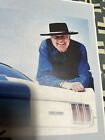 Carroll Shelby Signed Photograph With Original Gt350 Ford Mustang Very Cool Now 