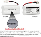 2 Pk 2 4v 300mah Ni Mh Replacement Cordless Phone Battery For Vtech Att Models