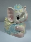 Ceramex Del Norte Planter Ceramic Anthropomorphic Baby Elephant Nursery Decor 7 