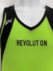 Gk Elite Gymnastics Leotard Adult Small Neon Green Black Mens Drytech
