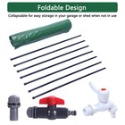 100 Gallon Rain Barrel Folding Portable Water Collection Tank Storage Outdoor