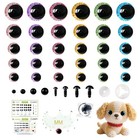 256pcs Glitter Moon Safety Eyes 6-30mm For Amigurumi Crafts   Diy Projects