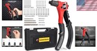 Heavy Duty Rivet Gun Kit With 200 Rivets - Perfect For Professional Applications