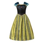 Anna Frozen Princess Coronation Green Dress Up Set Girls Costume Fast Shipping