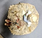 Porcelain Half Doll Pin Cushion 5  Tall -  Antique