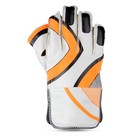Summer Leather Cricket Wicket Keeping Gloves For Youth   Men s   Orange  