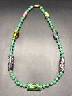 African Vintage Style Fancy Glass Beads  Awesome Beads Necklace