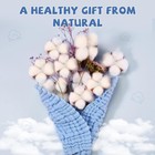 Mukin Baby Washcloths - Soft Face Cloths For Newborn  12  X 12   Blue 