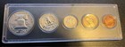 1960 U s  Silver Proof Set Philly Mint 5 Coin Set  Original Plastic Case 