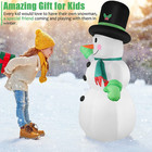 7 Ft Christmas Inflatables Snowman Outdoor Yard Decorations  Christmas Blow Up S