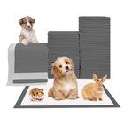 50 Pcs Charcoal Puppy Pads Ultra-absorbent Pet Training Pads For Dogs - M-18x24 