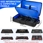 Dj Controller Case Compatible With Pioneer Ddj-flx4 rev1 sb3 400 numark Mixtrack