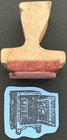 Vintage Rubber Stamp Antique Combination Safe