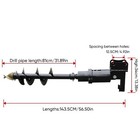 Auger Drill For 1 5ton-2ton Mini Excavator Small Digger New Usa Inventory