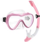 Adult Tempered Glass Diving Set Scuba Anti-fog Goggles And Snorkeling Mask Tube