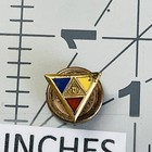 Vintage Fcb Knights Of Pythias Pin Enamel Lapel Hat Tie Tack Fraternal Order