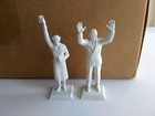 Vintage Louis Marx 34th Us President Dwight D  And Mrs  Mamie Eisenhower Figures