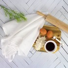 5 Pack Flour Sack Kitchen Towels White Cotton Dish Towels Cloth Set
