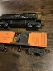 Lot Of Vintage Lionel Train Cars Including A  34 69 Dump Car O Gauge 