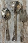 Enchanted Rose Silverplate By International Silver Wm Rogers   Son  China 3pc