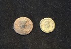 Lot Of 2 Ancient Roman Imperial Bronze Coins  337-358ad  Free Shipping  Lot 190