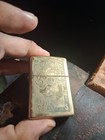 Vintage Zippo Lighter Full Size Brass Bradford Pa A 12 Unfired 
