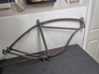Vintage 1949 Schwinn 26  Mens Straight Bar Bicycle Frame Panther Hornet Klunker