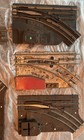 Lot Of Train Pieces O  o27 Gauge Curved   Straight Tubular Track Misc Parts