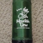 Mountain Dew Vintage Green Glass Soda Bottle 10 Fl Oz Ya-hooo Tickle Innards