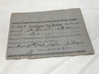 Confederate Tax Receipt 1861 Collector District 25 Recd M Priest Note Back 155a
