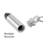 New Bullet Cremation Urn Keepsake Ashes Memorial Necklace