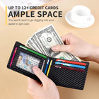 Wallet For Men Slim 11 Credit Card Holder Slots Leather Rfid Blocking Small Thin