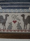 Noah s Ark Sampler Cross Stitch Framed Signed
