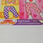 New Melissa   Doug Fresh Start Peg Puzzle Girl Dress Up Mix N Match Wooden