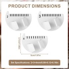 3pcs Sewing Needle Gauge Measuring Tools  Edge Stitch Lock   Sewing Templates