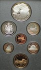 Canada 1996 Silver Proof Set W  5 Sterling Silver Coins Mcintosh  Rcm Box   Coa