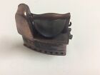 Vintage Durham Industries Die Cast Metal Miniature Antique Sad Iron 