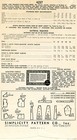 Vintage 1940s Simplicity 4237 Womens Dress Sewing Pattern Size 16 Used