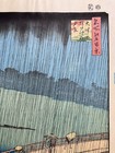 Hiroshige Utagawa Ukiyo-e Woodblock Print    sudden Shower At Shin-ohashi Bridge   