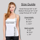 Cami Tank Top Adjustable Spaghetti Strap No Bra Soft Stretch Cotton Camisole