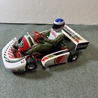 White  Green Ninco Slot Car Go Kart F1 Bridgestone   For 1 32 Track  Used Runs