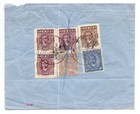 Malaya-perak 1937 Air Cover To London Used 25c