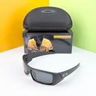 Oakley Gascan Oo9014 Matte Black Frame Gray Lens Sport Sunglasses New W  Box