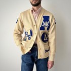 1970s Vintage    ahs    School Usa Letterman Varsity Wool Cardigan