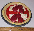 Vintage 1988 Fisher Price Fun With Food  2136 Homemade Pizza Complete Set