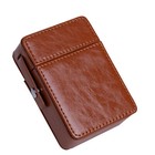 Pu Leather Cigarette Case Anti-scratch Tobacco Pouch Storage Case Lighter Holder